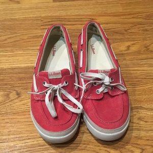 L.L.Bean Canvas Boat shoes